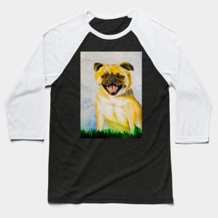 Pug Baseball T-Shirt